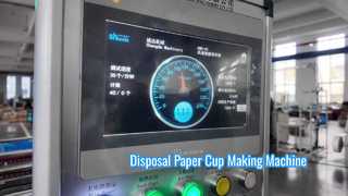 High Efficiency and Accurate Paper Cup Machine with Servo-motors