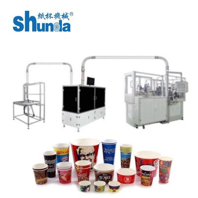 Qualidade Máquina automática de fazer xícaras de papel SHUNDA SMD-90 fábrica
