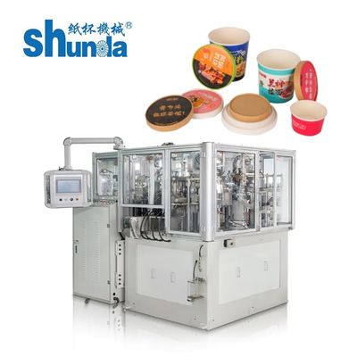 Qualidade Velocidade 130-180 Pcs/Min 135-450gsm Máquina de fabricação de copos de papel de sorvete fábrica