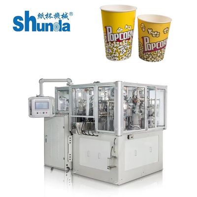 Qualidade Máquina automática de fabricação de copos de papel de sorvete com compressor de ar 0,4m3/min 0,5Mpa fábrica