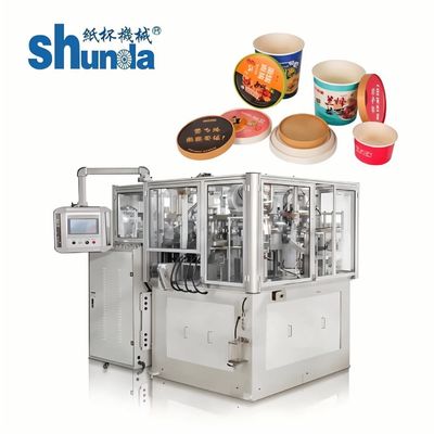 Qualidade Máquina automática de fabricação de copos de papel de alta velocidade para papel revestido PE / PLA fábrica