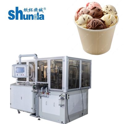 Qualidade Copo do gelado que fazem a máquina, copo de alta velocidade do gelado que fazem a máquina, automaticl e controle digital fábrica