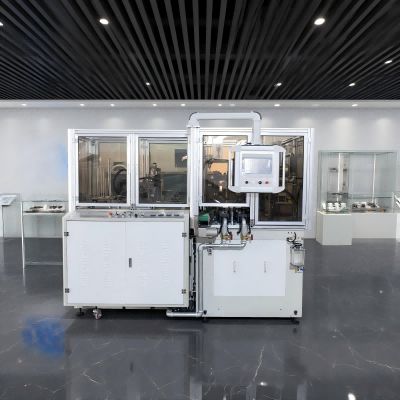 Qualidade máquina automática do copo 50HZ de papel, copo de papel de alta velocidade que forma o sistema de aquecimento elétrico da máquina fábrica