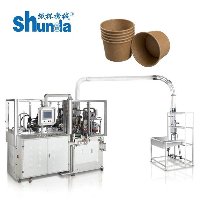 Upgrade Production Disposable Paper Bowl Machine 220/380v 60HZ 14KW Output