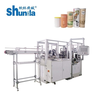 Tubo médio totalmente automático do papel da velocidade que forma a máquina para a caixa pequena do tecido do curso com sistema de ar ultrassônico & quente