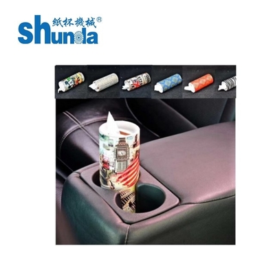 Máquina de papel automática do tubo com sistema de ar de Ultrasonic&Hot para o tipo reto redondo fabricação do suporte da caixa do tecido do copo