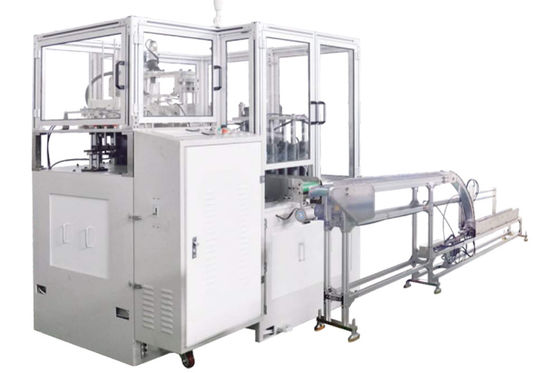 Olá! tampa automática do papel do gelado da velocidade que forma a máquina com ligação ultrassônica