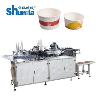 Máquina de esguicho de papel em branco de flange automático melhora a planosidade da costura em recipientes de papel