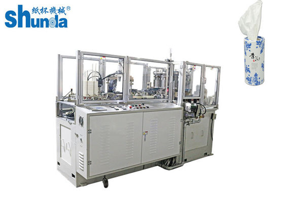 tubo do papel do suporte da caixa do tecido do carro totalmente automático do OEM/ODM que forma a máquina 12KW, 380V/220V, 60HZ/50HZ com ultrassônico